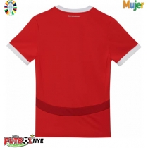 Camiseta Austria Primera Equipación para mujer Eurocopa 2024 manga corta